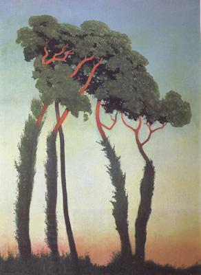 Felix  Vallotton Landscape with Trees (nn03) oil painting picture